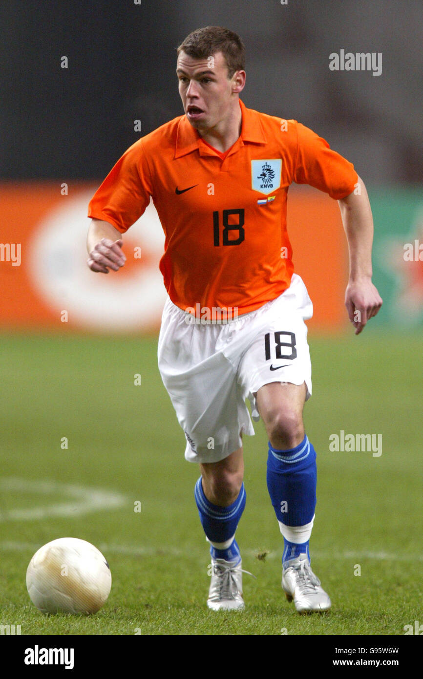 Fußball - International freundlich - Holland V Ecuador - Amsterdam Arena. Nicky Hofs, Holland Stockfoto