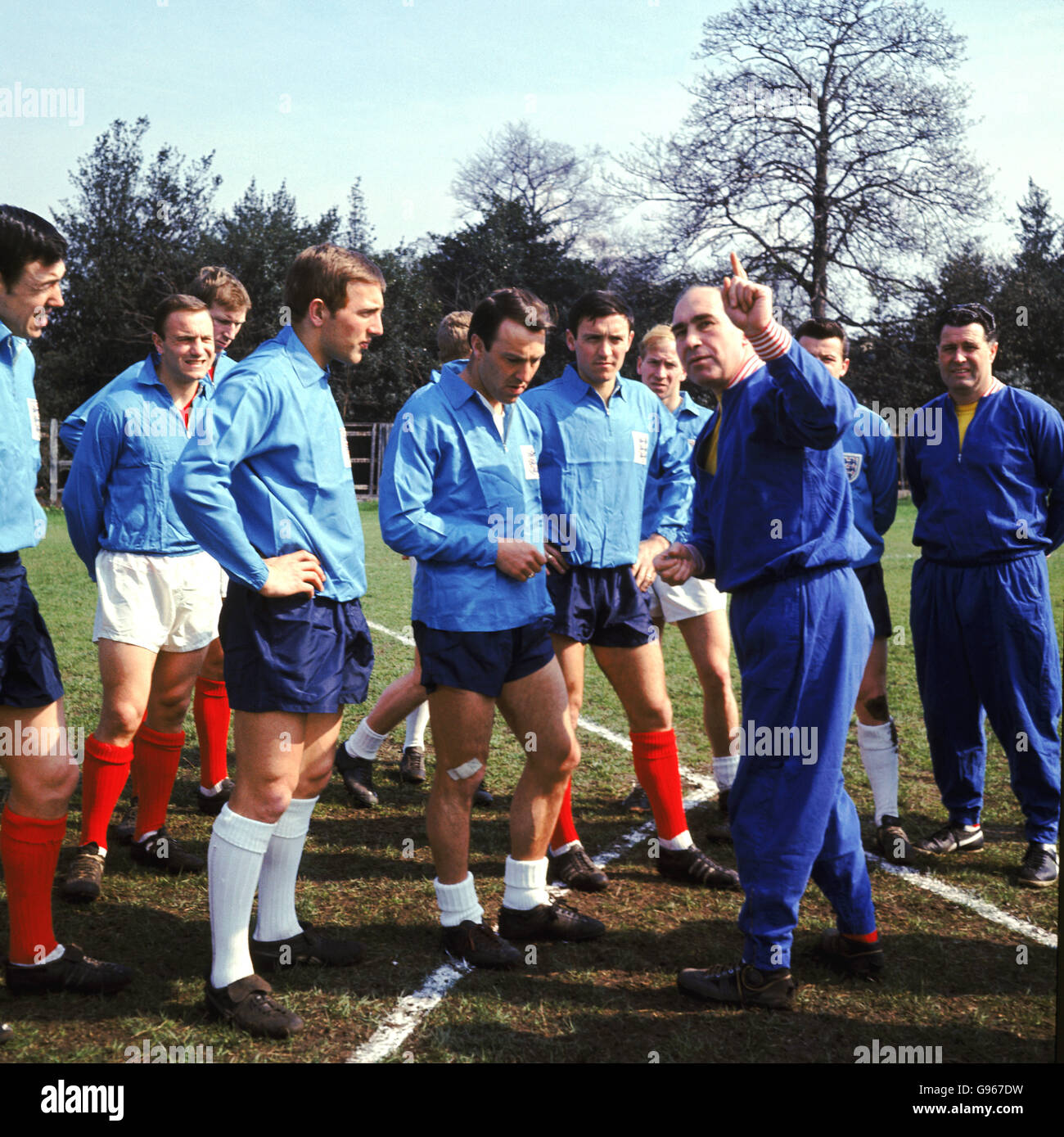 Fußball - England Ausbildung Stockfoto