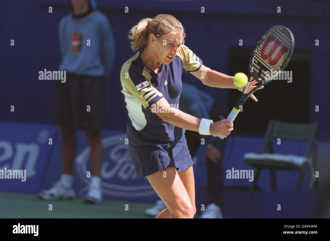 Tennis - Ford Australian Open - Dameneinzel - 4. Runde - Steffi Graf V Barbara Schett Stockfoto