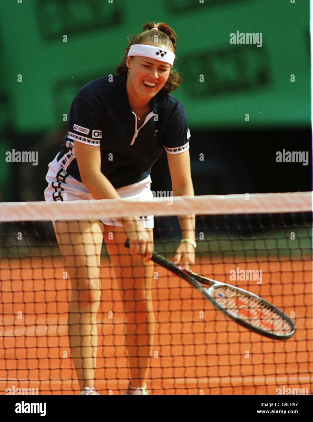 Tennis - French Open - Damen Einzel - Finale - Martina Hingis V Steffi Graf Stockfoto