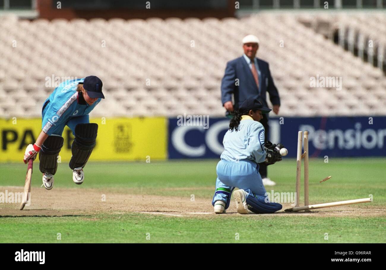 Womens ein Tag International-England Vs Indien-Old Trafford Stockfoto