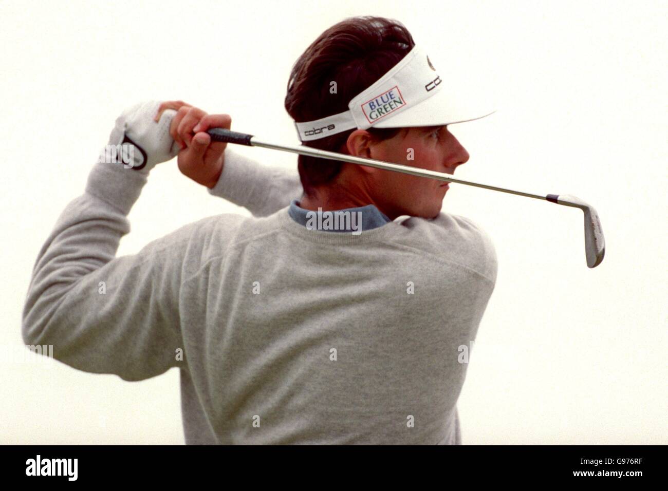 Golf - The Open Championship - Carnoustie - Runde 3. Jean Van De Velde in Aktion am ersten Loch während der dritten Runde bei Carnoustie Stockfoto