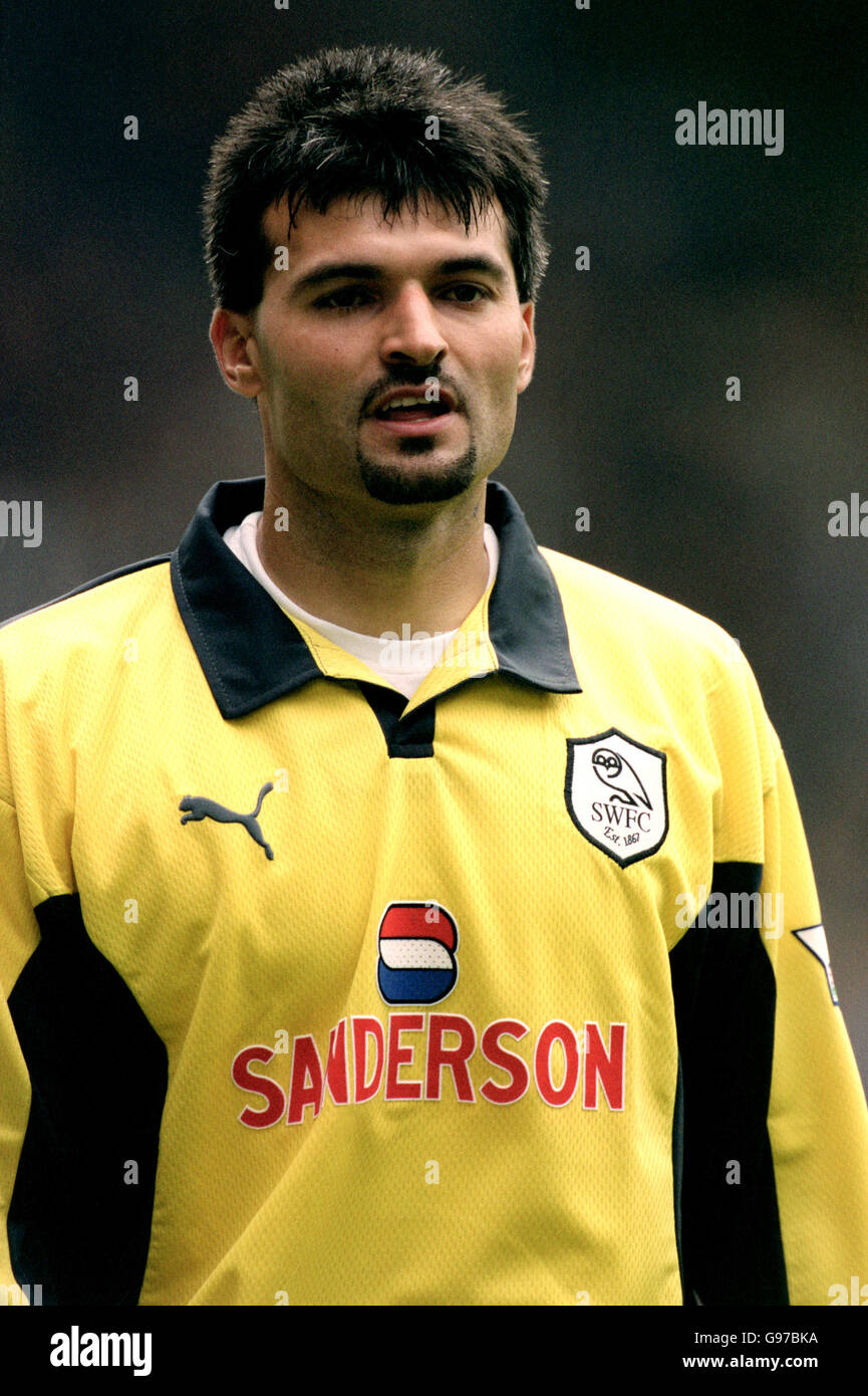 Fußball - FA Carling Premiership - Sheffield Mittwoch / Liverpool. Pavel Srnicek, Sheffield Mittwoch Stockfoto