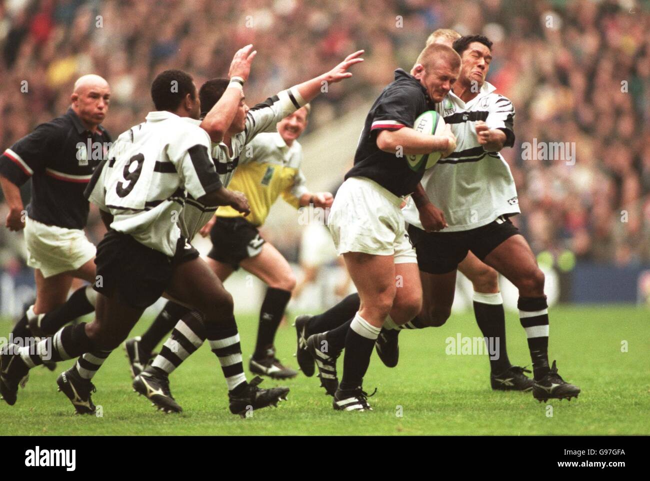 Rugby-Union - Rugby World Cup 99 - Quarter Final Play Off - England V Fidschi Stockfoto