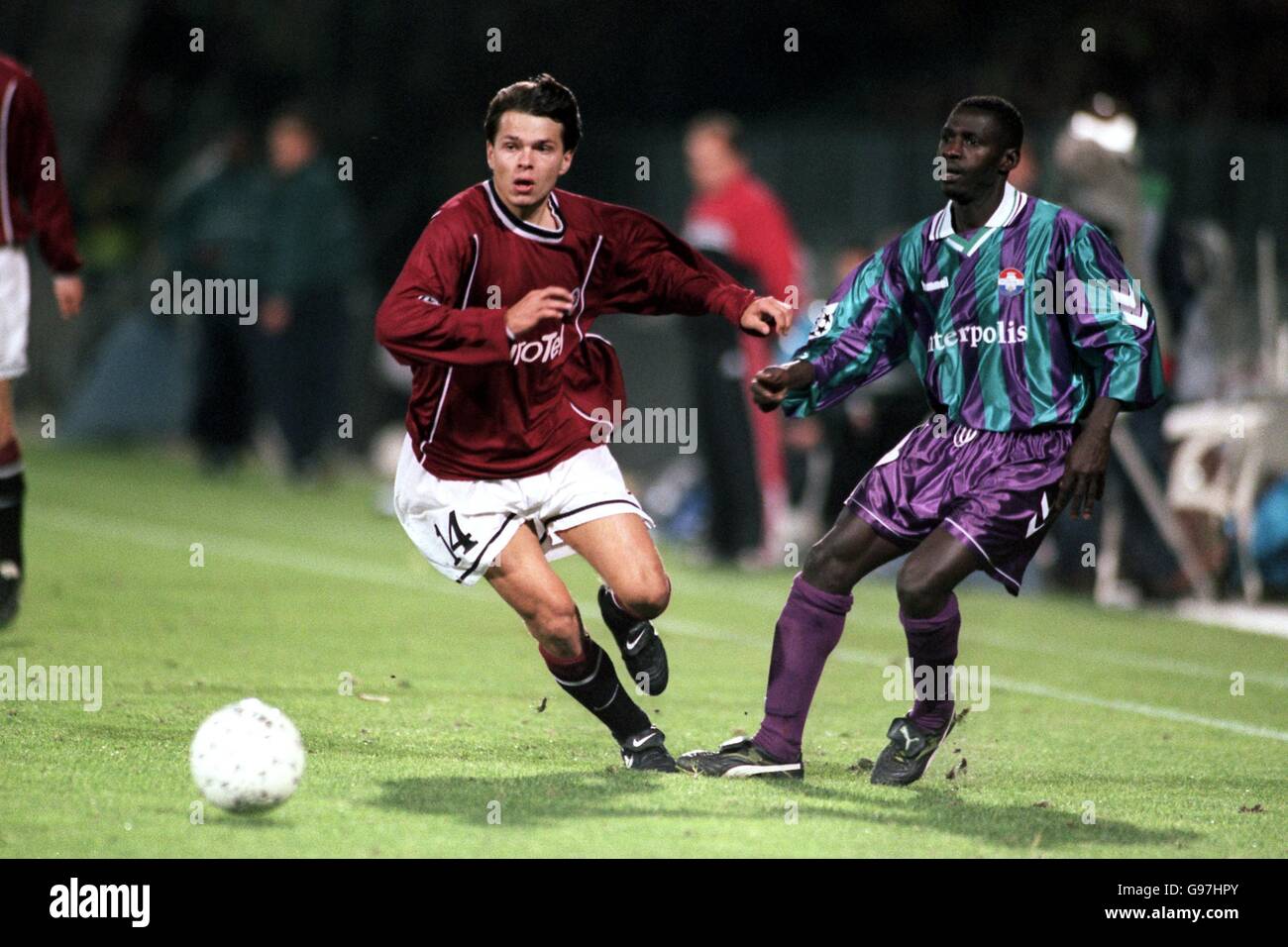 Fußball - UEFA Champions League - Gruppe G - Willem II / Sparta Prag. Libor Sionko, Sparta Prag Stockfoto