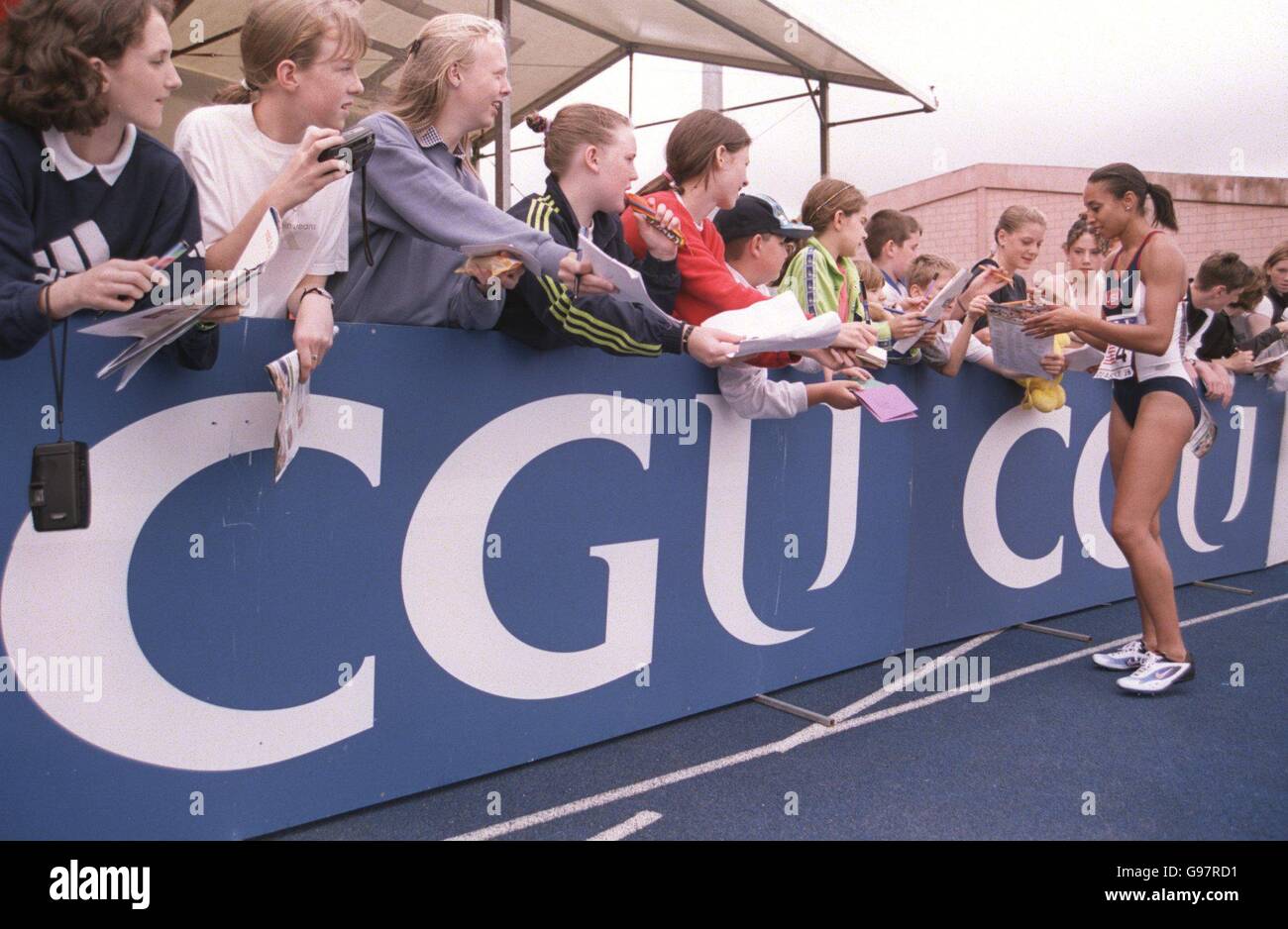 Leichtathletik - CGU Challenge - Großbritannien V USA - Glasgow Stockfoto