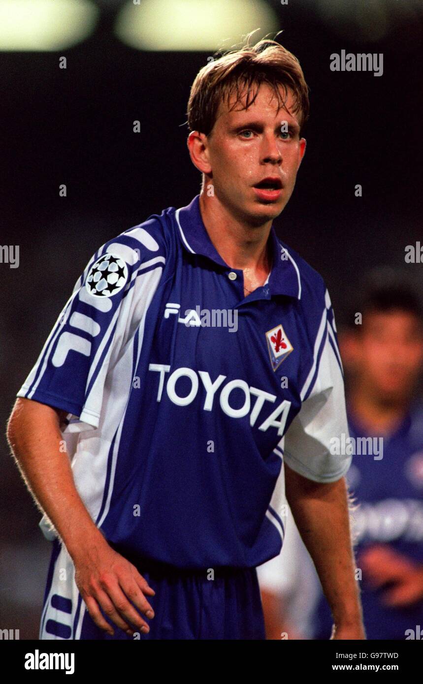 Fußball - UEFA Champions League - Gruppe B - Barcelona / Fiorentina. Jorg Heinrich, Fiorentina Stockfoto