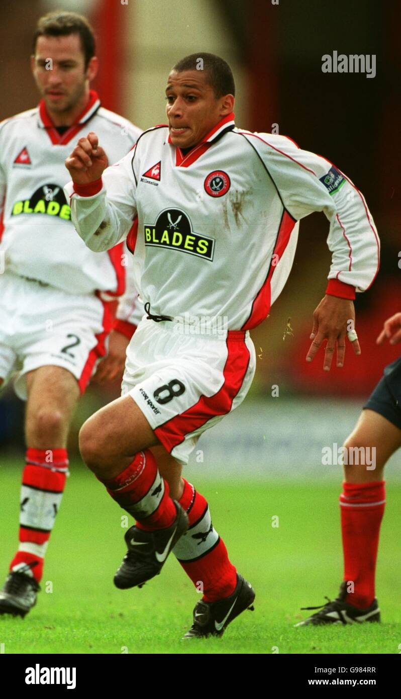 Fußball - Nationwide League Division One - Crewe Alexandra / Sheffield United. Curtis Woodhouse, Sheffield United Stockfoto