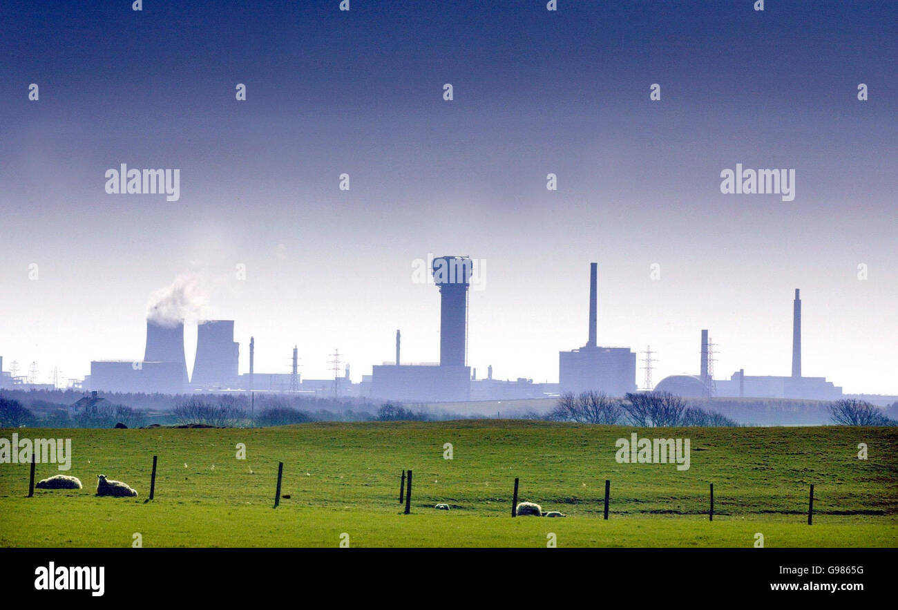 Nuklearen Industrie Stockfoto