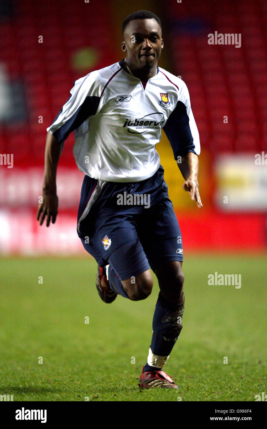 Fußball - Barclays Reserve League South - Charlton Athletic V West Ham United-The Tal Stockfoto