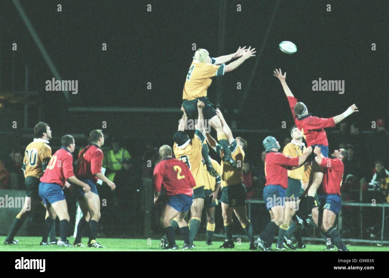 Rugby-Union - Rugby World Cup 99 - Pool E - Australien V Rumänien Stockfoto