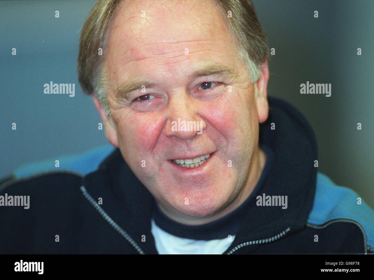 Fußball - Euro 2000 Qualifikation - Play Off First Leg - Schottland gegen England - Schottland Training. Der schottische Craig Brown nach dem Training für die EM 2000 Qualifikation gegen England Stockfoto