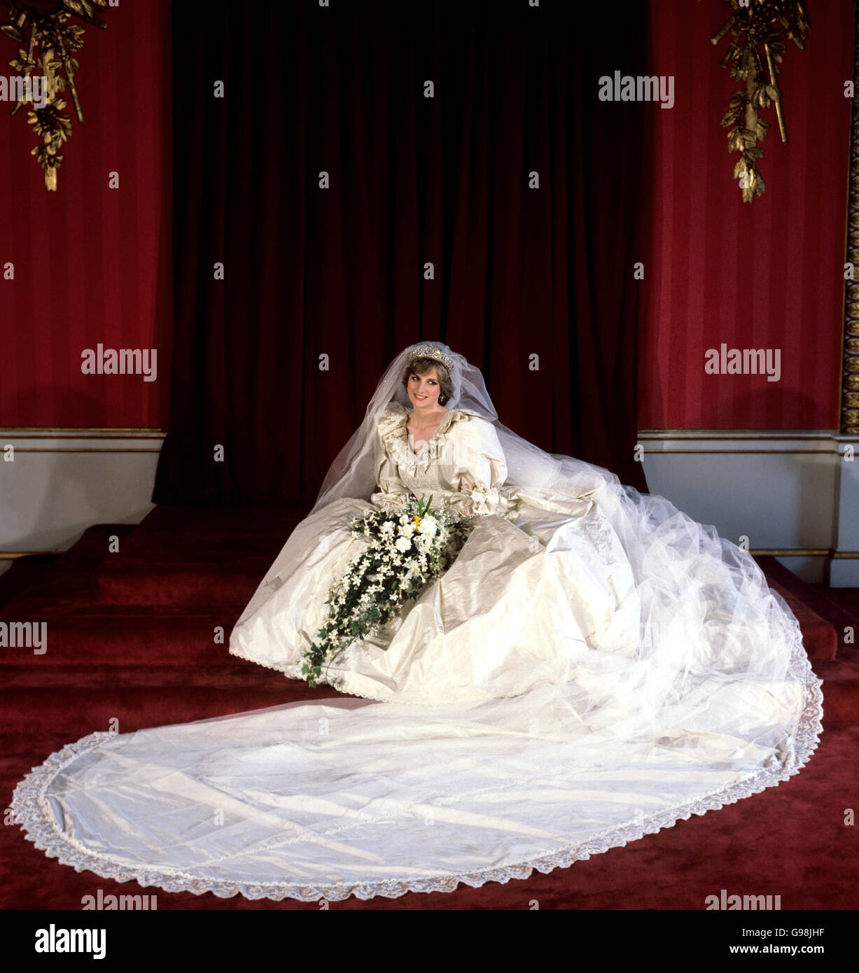 Royalty - Prinz von Wales und Dame Diana Spencer Hochzeit - London Stockfoto