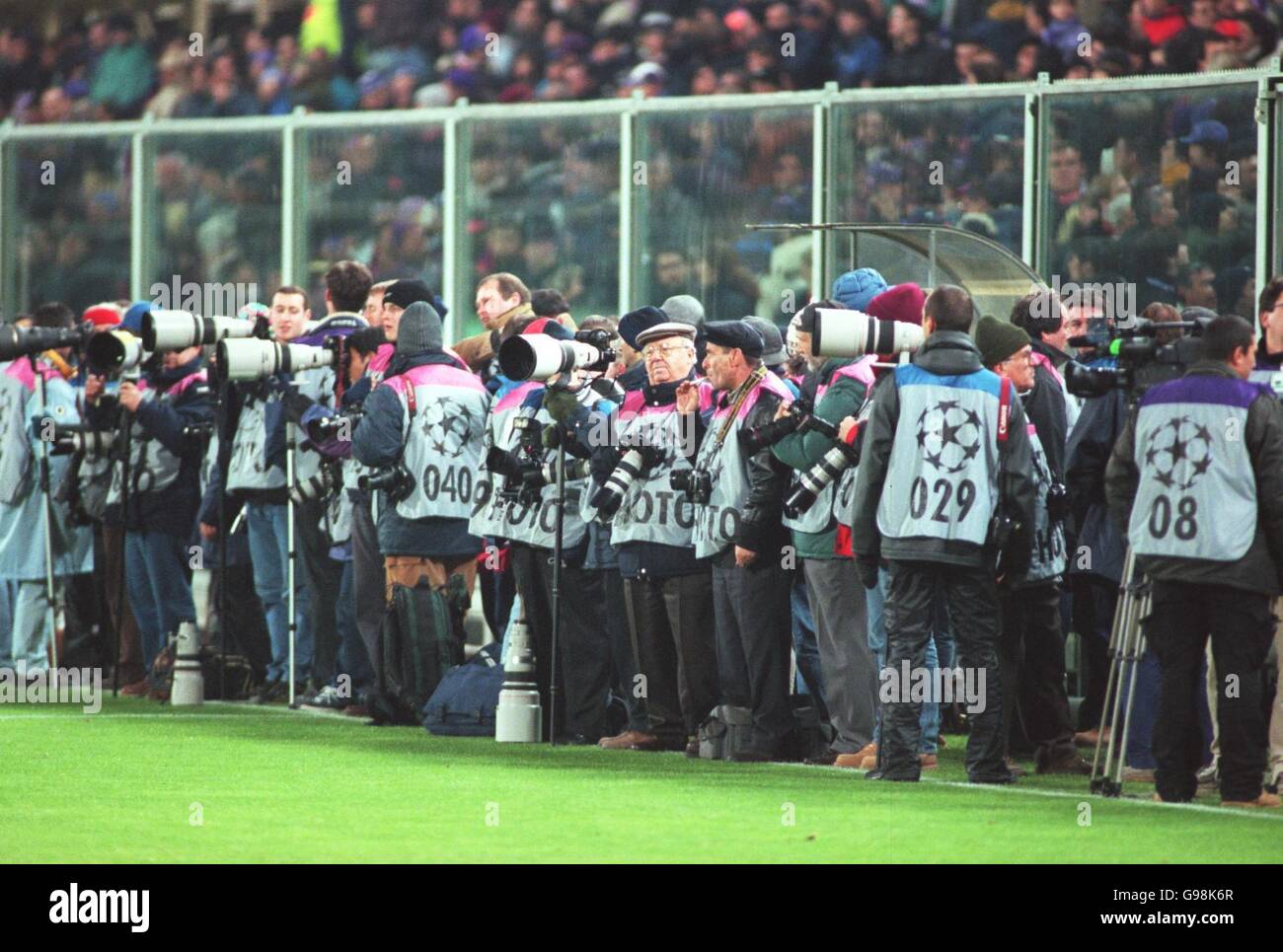 Fußball - UEFA Champions League - Gruppe B - Fiorentina gegen Manchester United Stockfoto