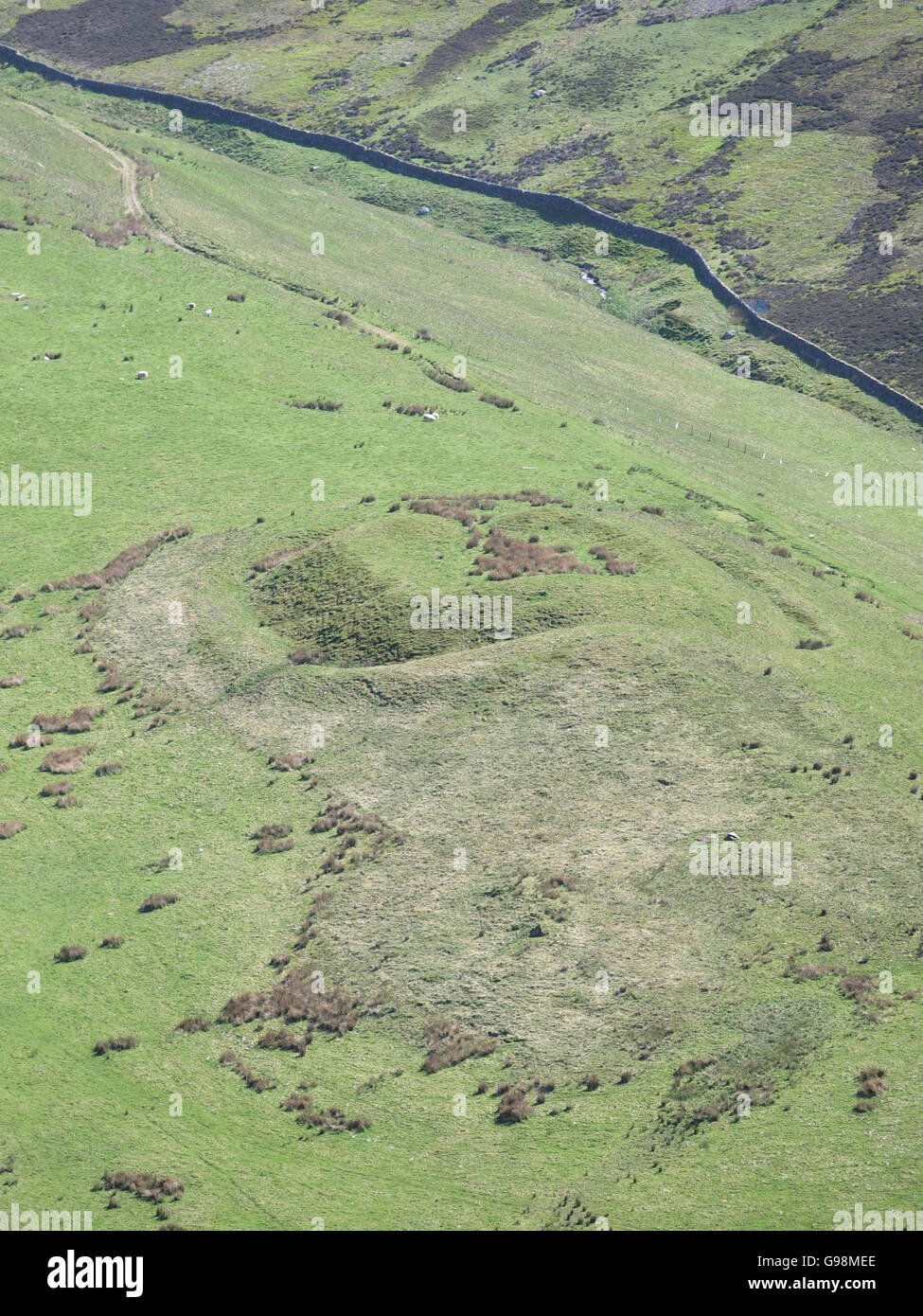 Durisdeer Roman Fort, Lowther Hills, Dumfries & Galloway, Schottland, UK Stockfoto