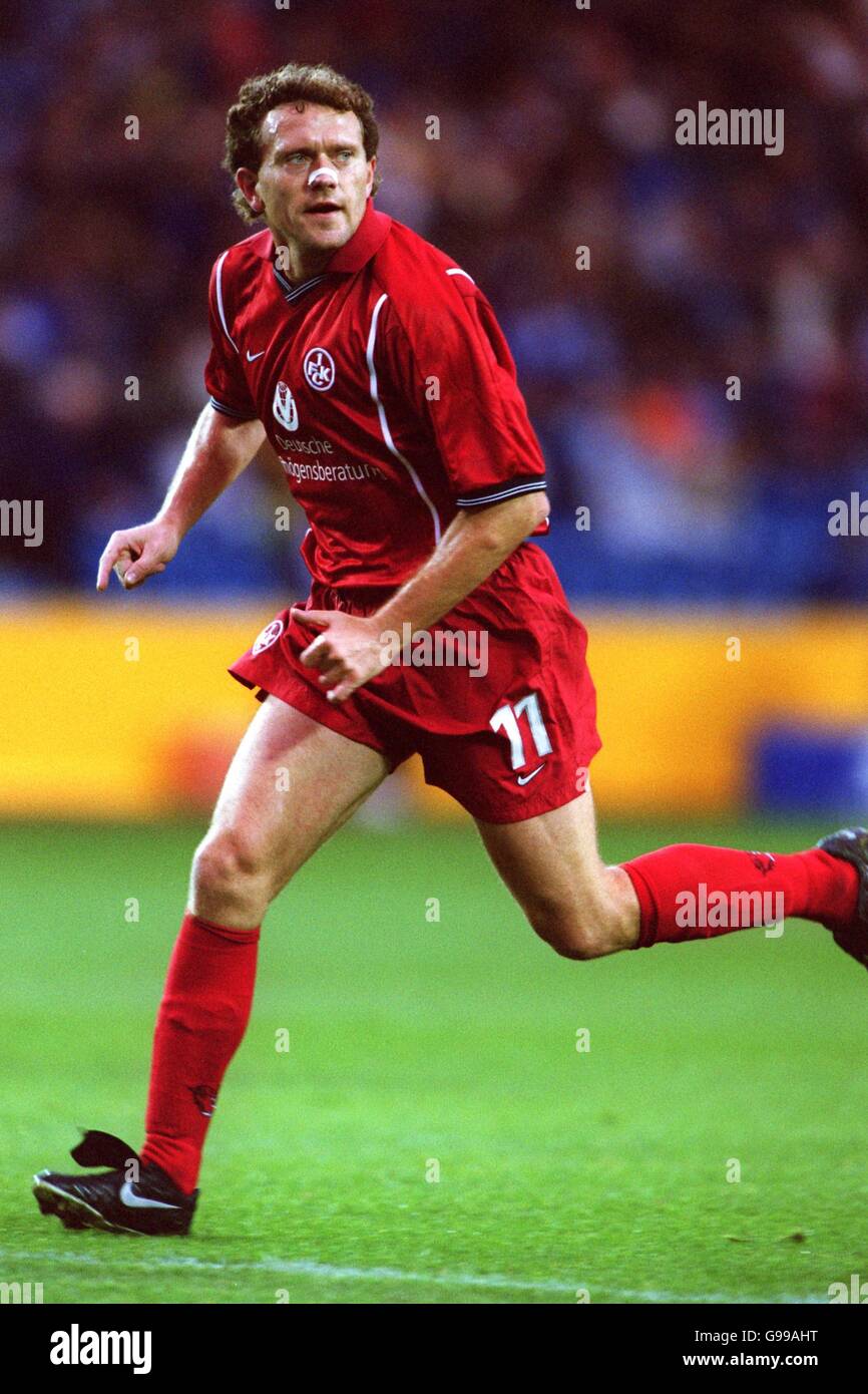 Fußball - UEFA Cup - erste Runde zweite Etappe - Kilmarnock gegen Kaiserslautern. Olaf Marschall, Kaiserslautern Stockfoto