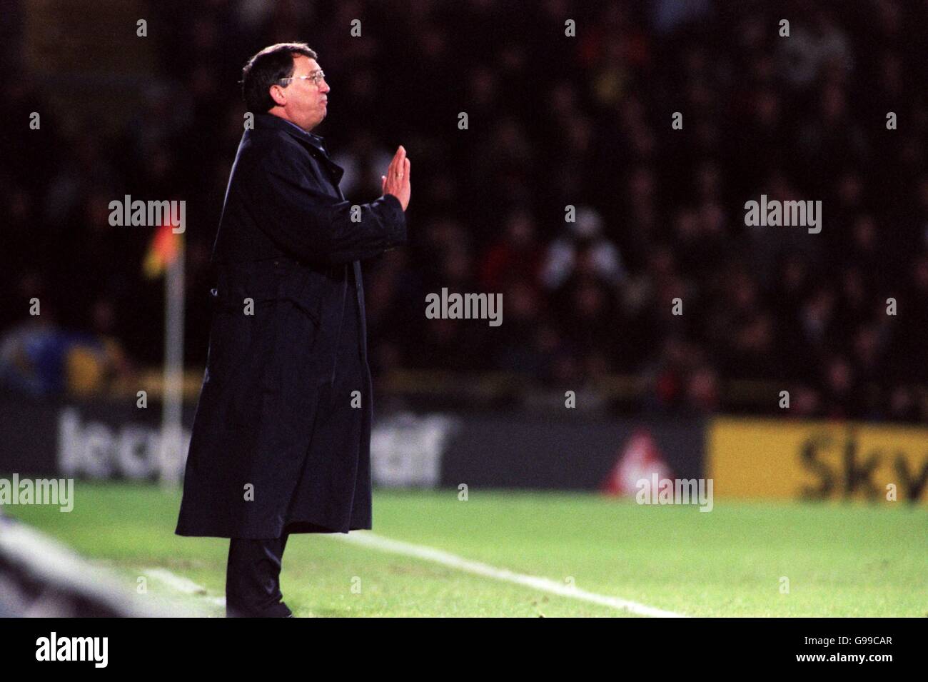 Fußball - FA Carling Premiership - Watford / Liverpool. Graham Taylor, Watford Manager Stockfoto