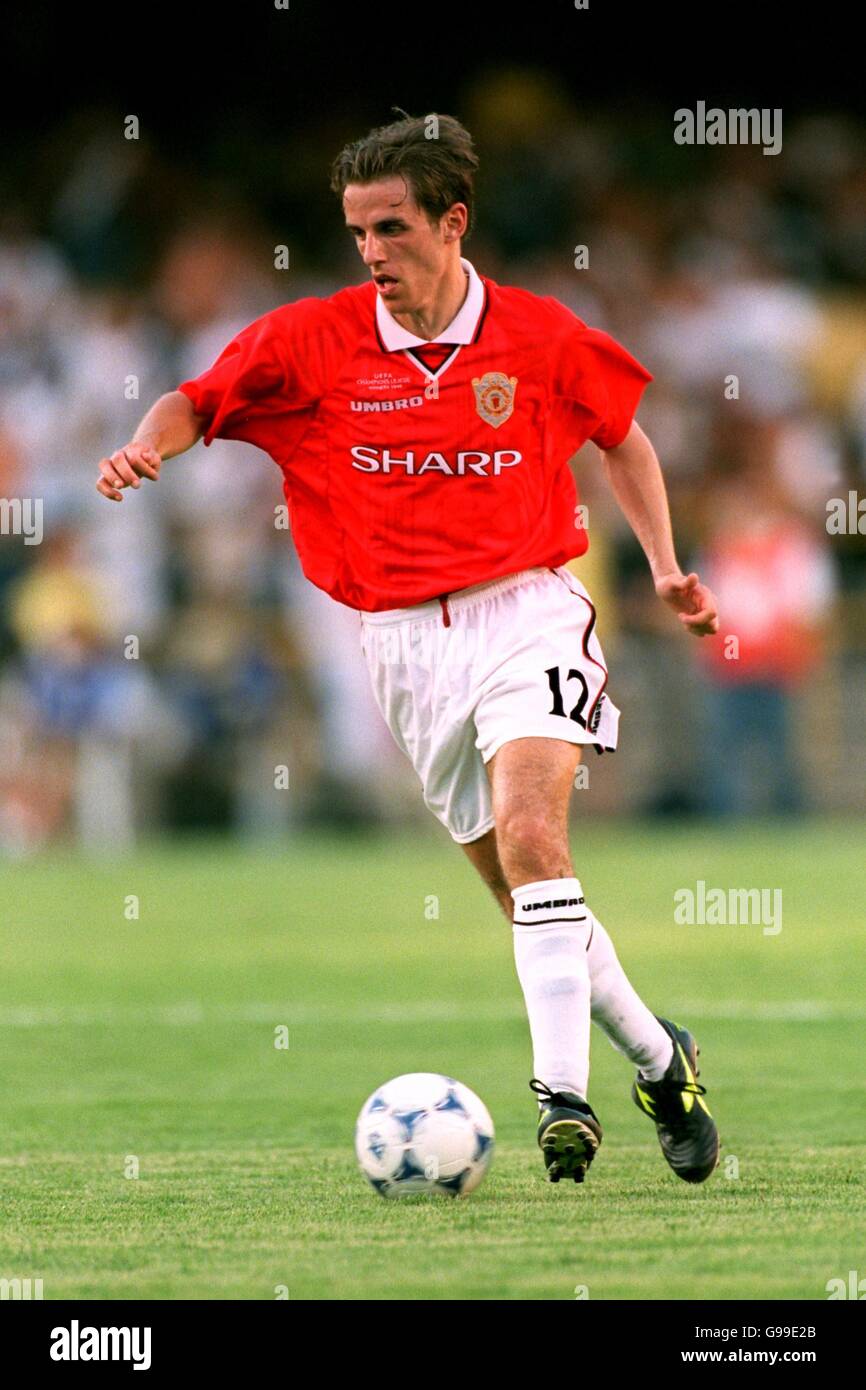 Fußball - FIFA-Klub-Weltmeisterschaft - Gruppe B - Manchester United / Vasco Da Gama. Philip Neville, Manchester United Stockfoto