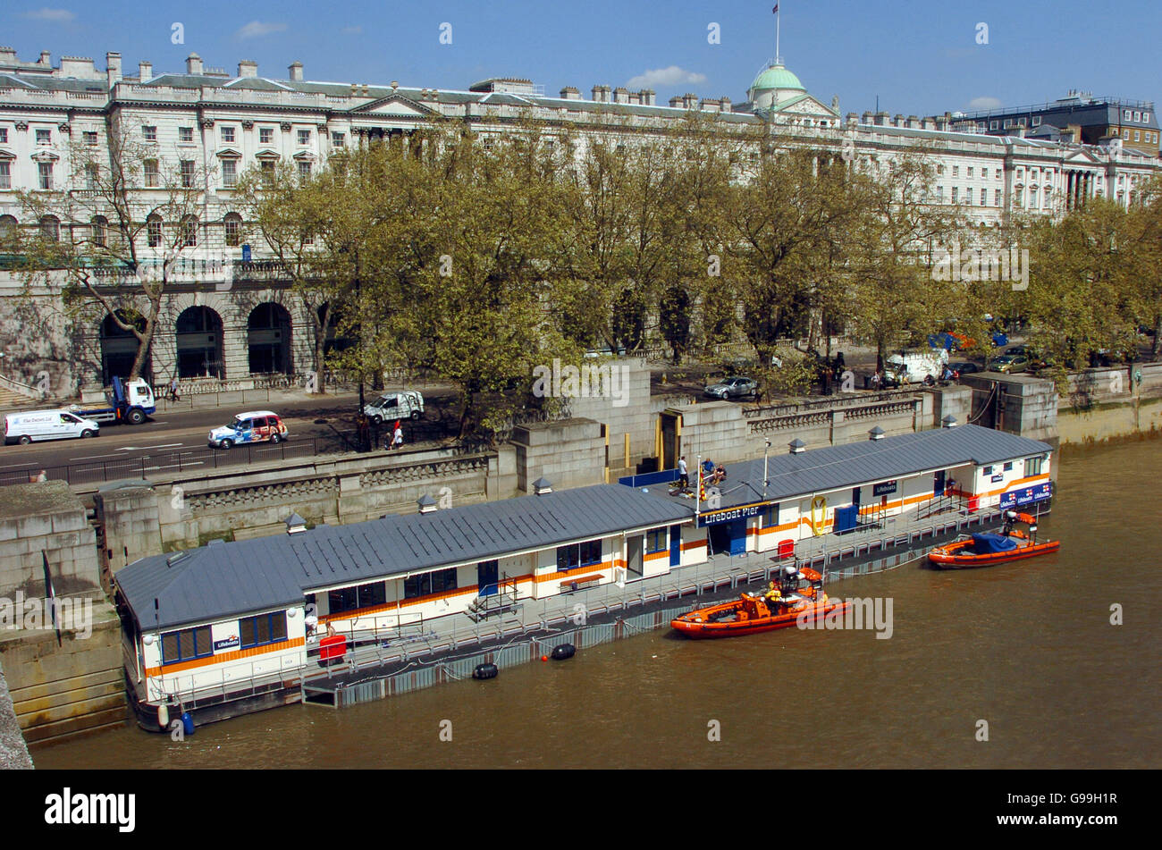 Transport - Wasser - Rettungsboote und Stationen - London Stockfoto