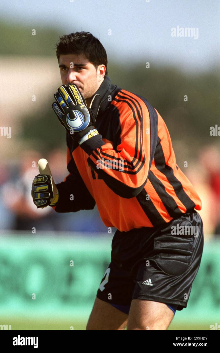 Fußball - Nordische Meisterschaften 2000-01 - Norwegen gegen Schweden - La Manga, Spanien. Dime Jankulovski aus Schweden Stockfoto