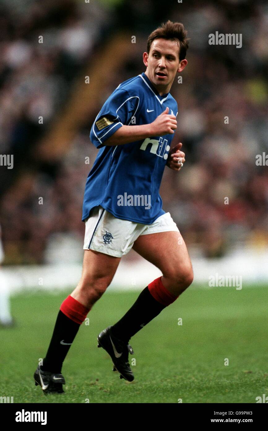 Scottish Soccer - Bank of Scotland Premier League - Celtic gegen Rangers. Billy Dodds, Rangers Stockfoto