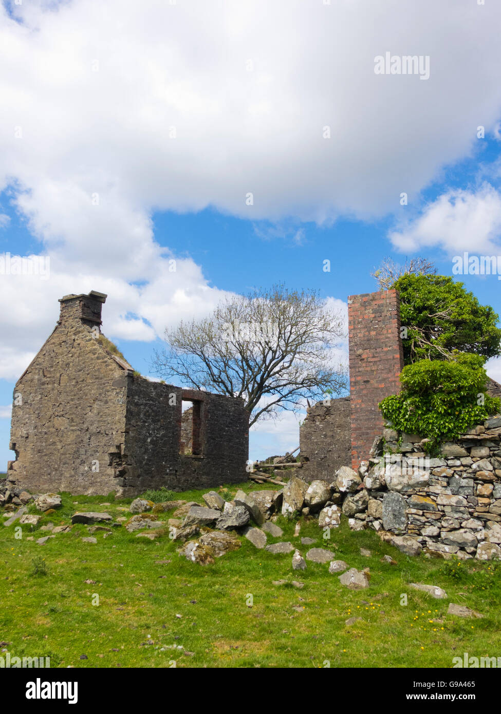 Verlassenen Gehöft Kilhern, Dumfries & Galloway, Schottland, UK Stockfoto
