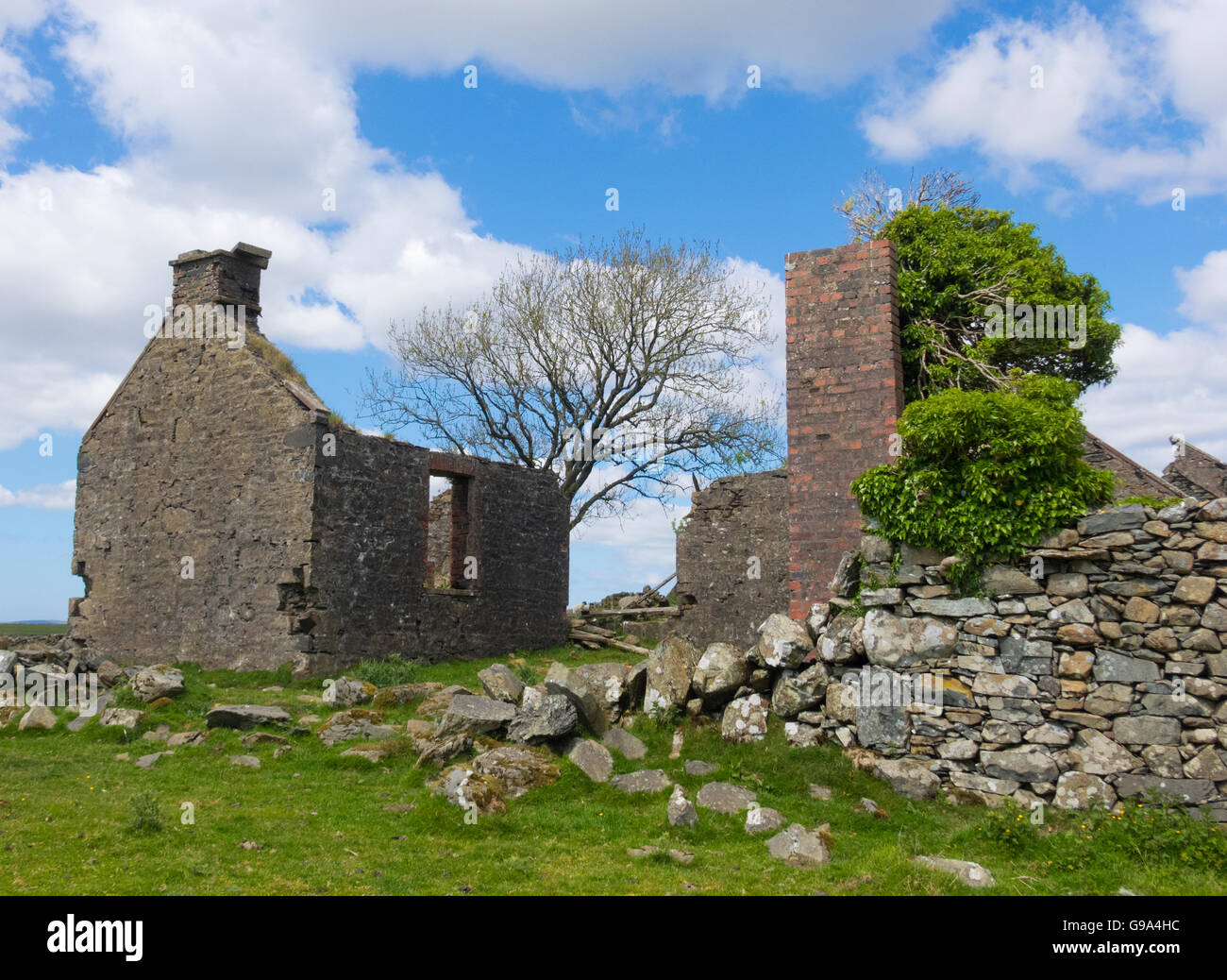 Verlassenen Gehöft Kilhern, Dumfries & Galloway, Schottland, UK Stockfoto