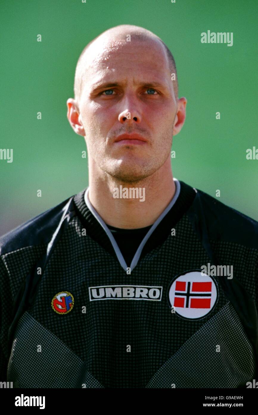 Fußball - Nordic Championships 2000 / 01 - Dänemark / Norwegen - La Manga, Spanien Stockfoto