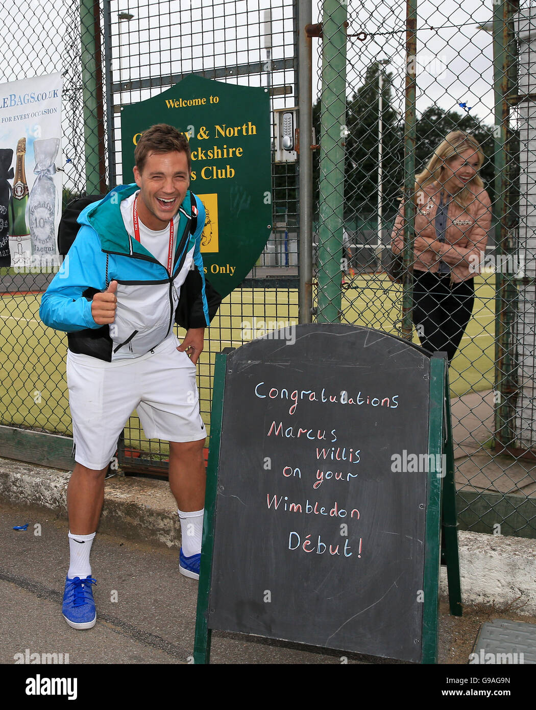 Marcus Willis posiert für Fotos in Coventry und North Warwickshire Tennis Club, Coventry. PRESSEVERBAND Bilder. Bildnachweis sollte lauten: Tim Goode/PA Wire Stockfoto