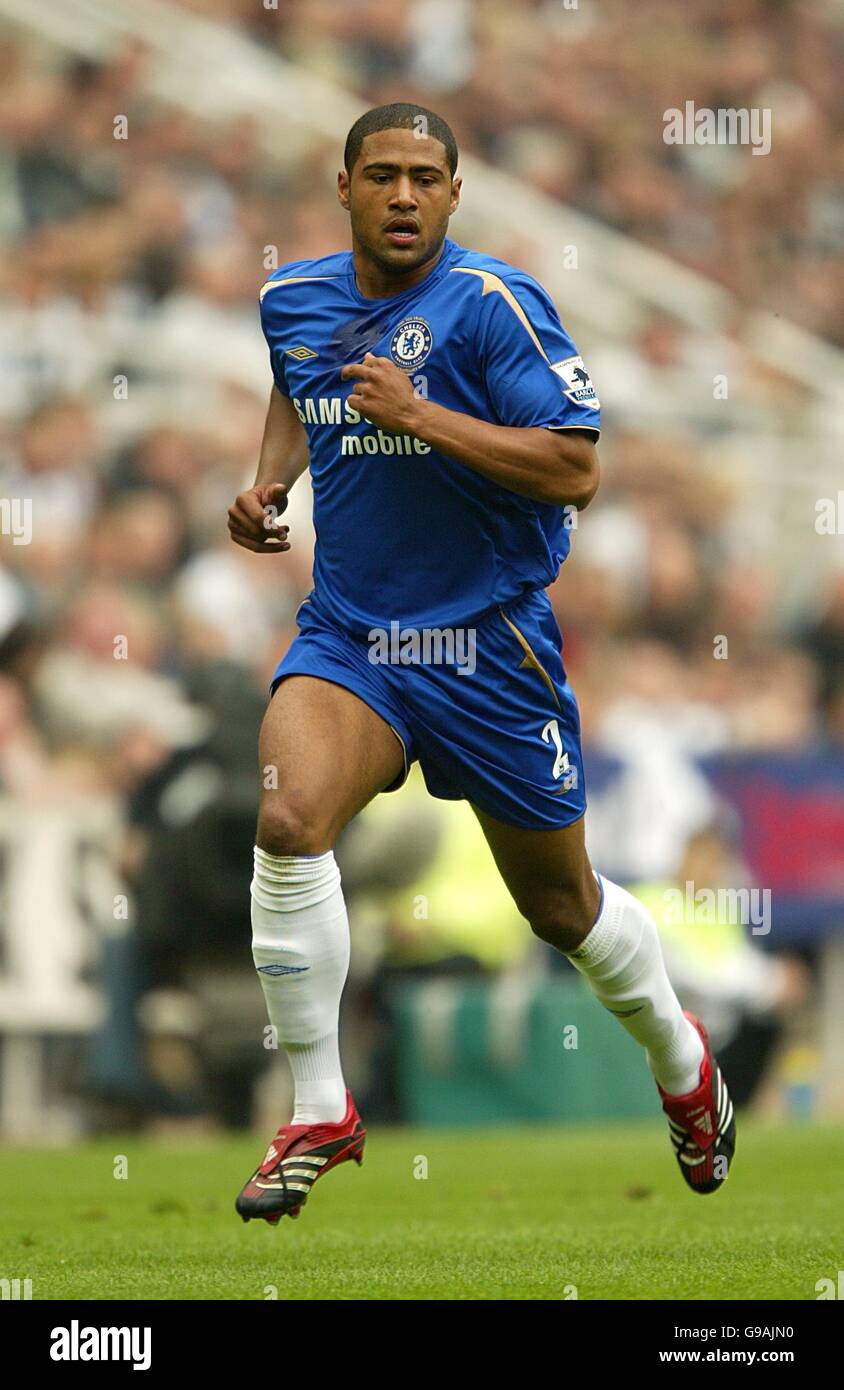 Fußball - FA Barclays Premiership - Newcastle United / Chelsea - St James Park. Glen Johnson, Chelsea Stockfoto