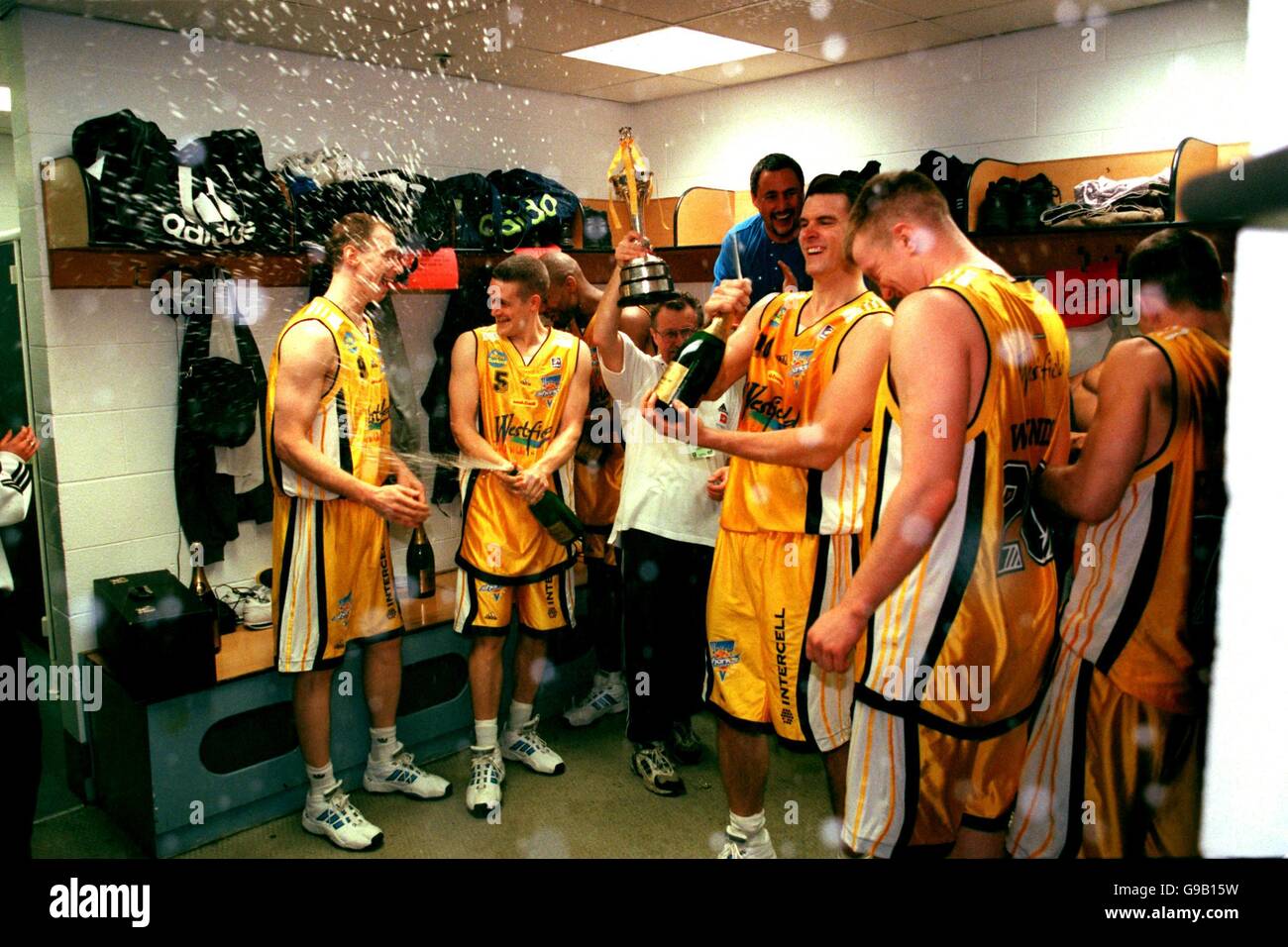 Basketball - Sainsbury klassische Cola nationalen Cup-Finale - Manchester Giants V Sheffield Haie Stockfoto