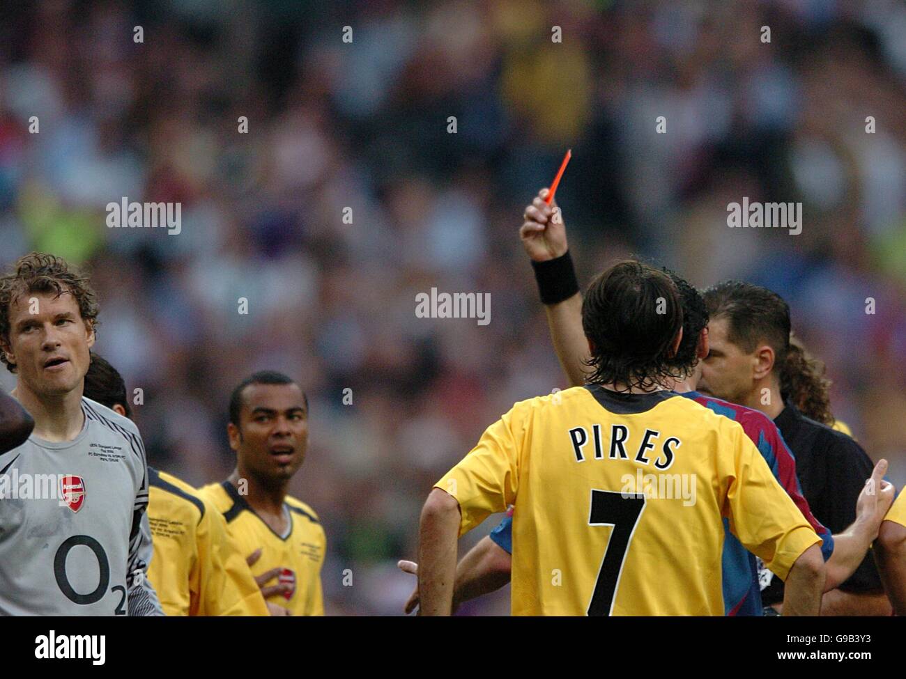 Fußball - UEFA Champions League - Finale - Barcelona vs. Arsenal - Stade de France Stockfoto