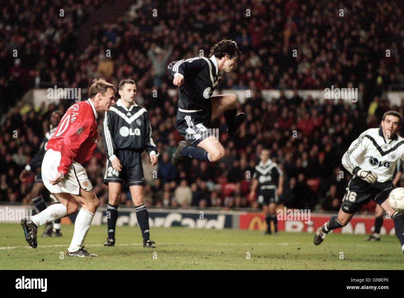 Fußball - UEFA Champions League - Gruppe B - Manchester United gegen Bordeaux Stockfoto