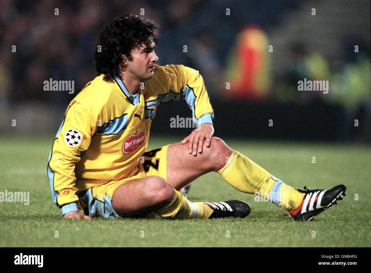 Fußball - UEFA Champions League - Gruppe D - Chelsea gegen Lazio. Fernando Couto, Latium Stockfoto