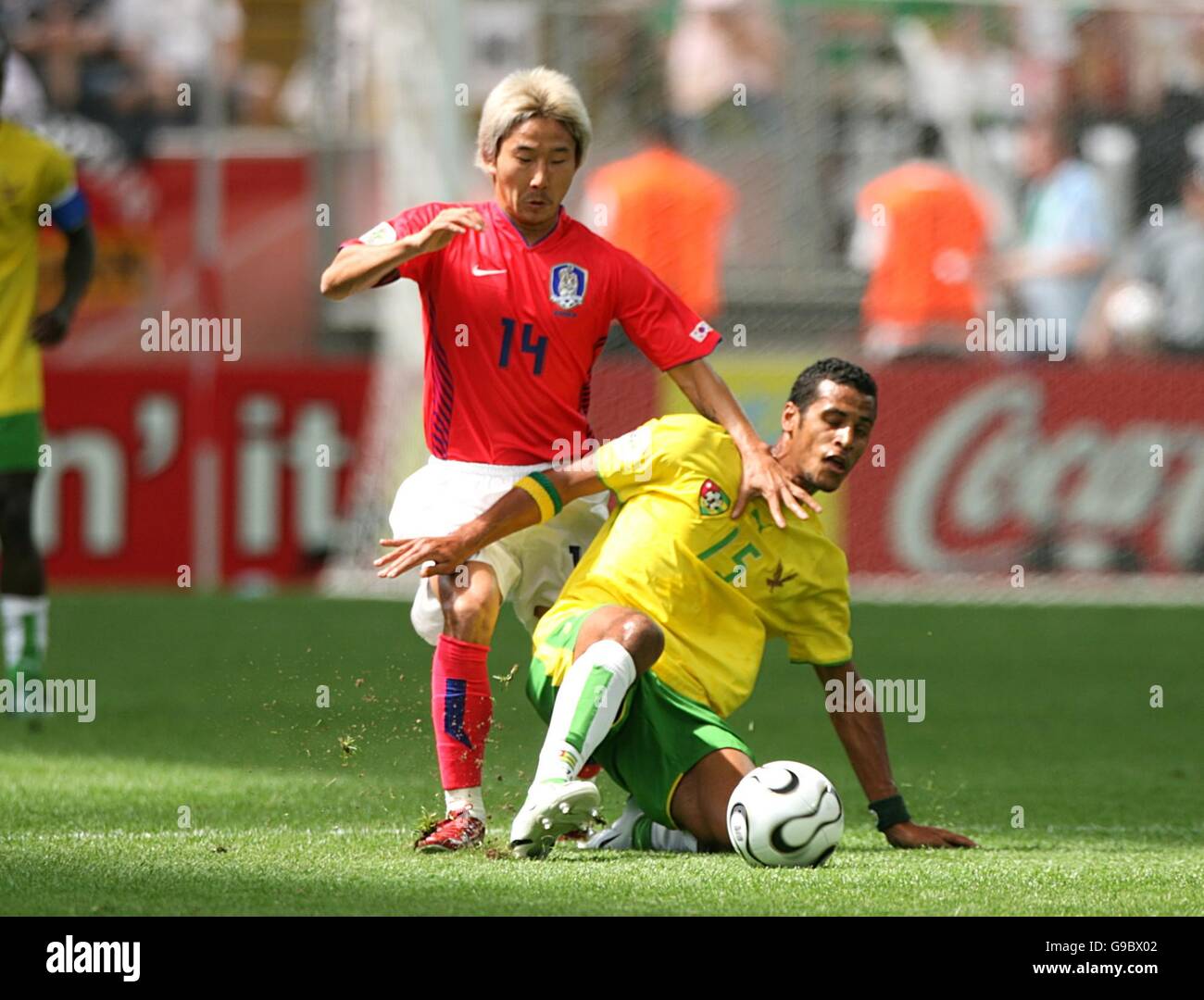 Fußball - 2006 FIFA World Cup Deutschland - Gruppe G - Südkorea V Togo - Commerzbank-Arena Stockfoto