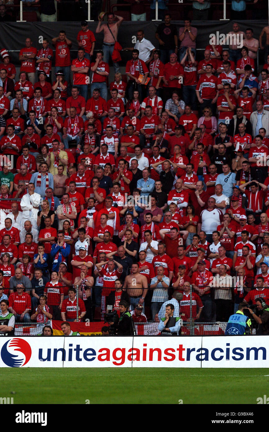 Fußball - UEFA-Cup - Finale - Middlesbrough V Sevilla - Philips-Stadion Stockfoto