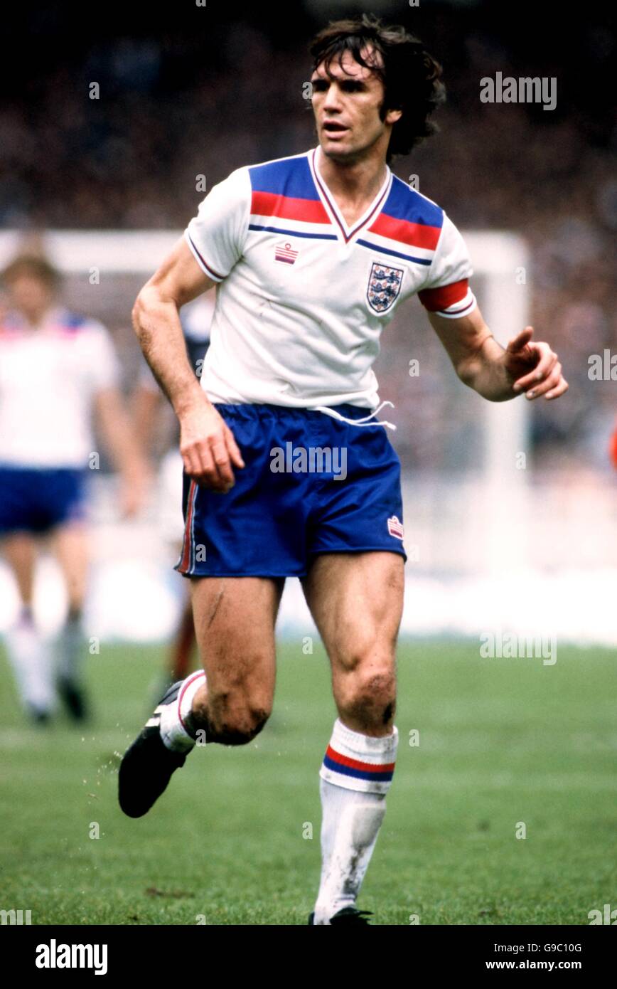 Fußball - Home International Championship - England gegen Schottland. Dave Watson, England Kapitän Stockfoto