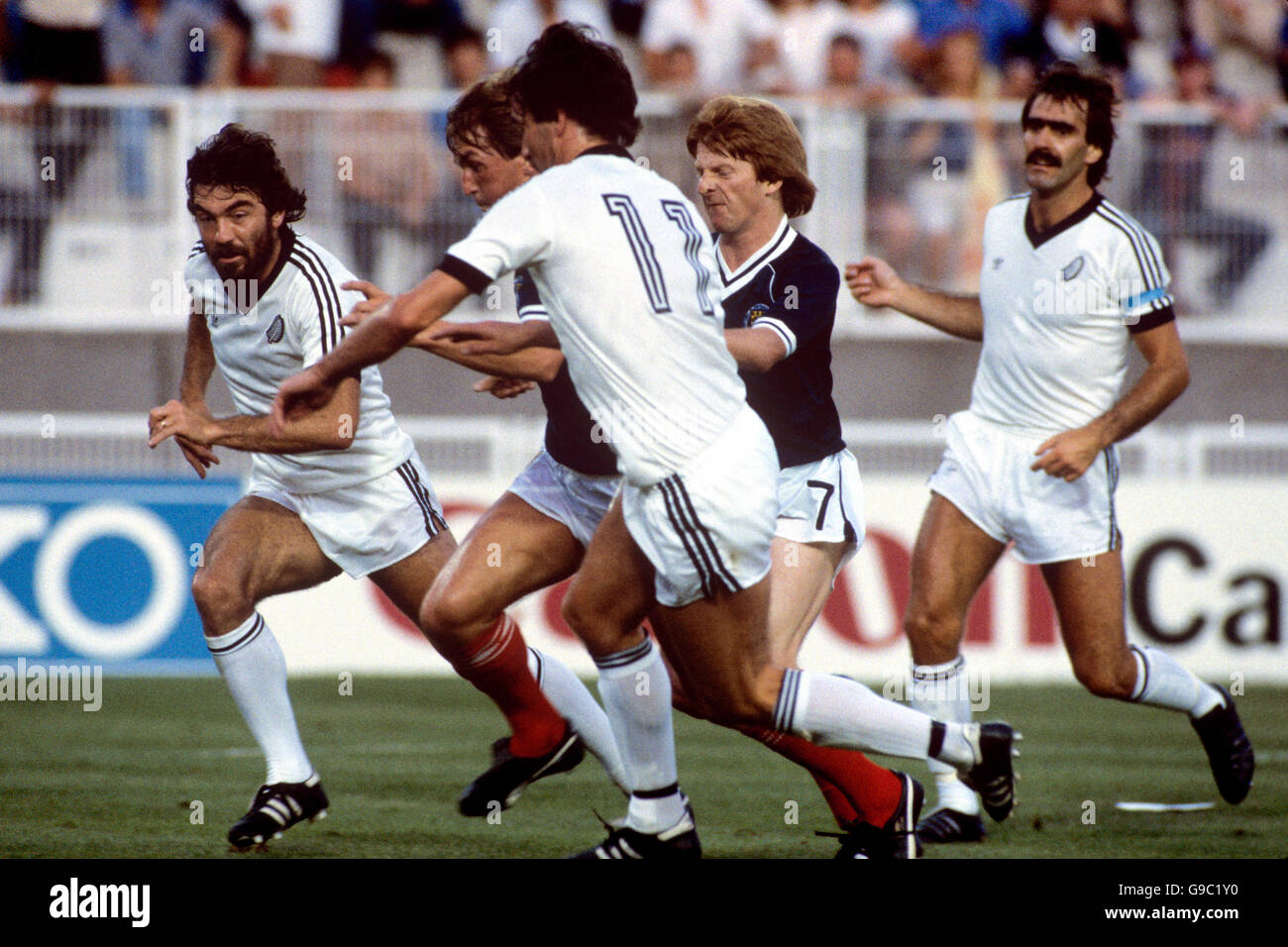 Football world cup 1982 scotland Fotos und Bildmaterial in hoher