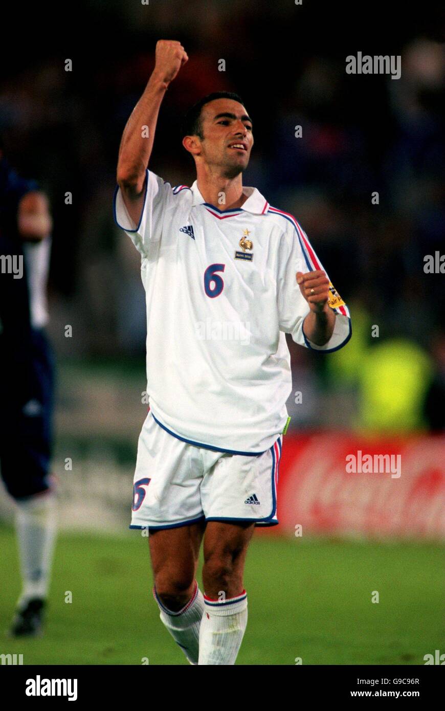 Fußball - Europameisterschaft 2000-Viertelfinal - Spanien / Frankreich Stockfoto Fußball - Europameisterschaft 2000-Viertelfinal - Spanien / Frankreich Stockfoto