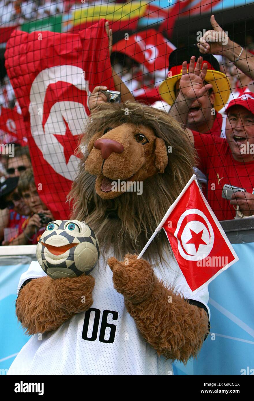 Fußball - 2006 FIFA World Cup Deutschland - Gruppe H - Tunesien V Saudi Arabien - Allianz Arena Stockfoto