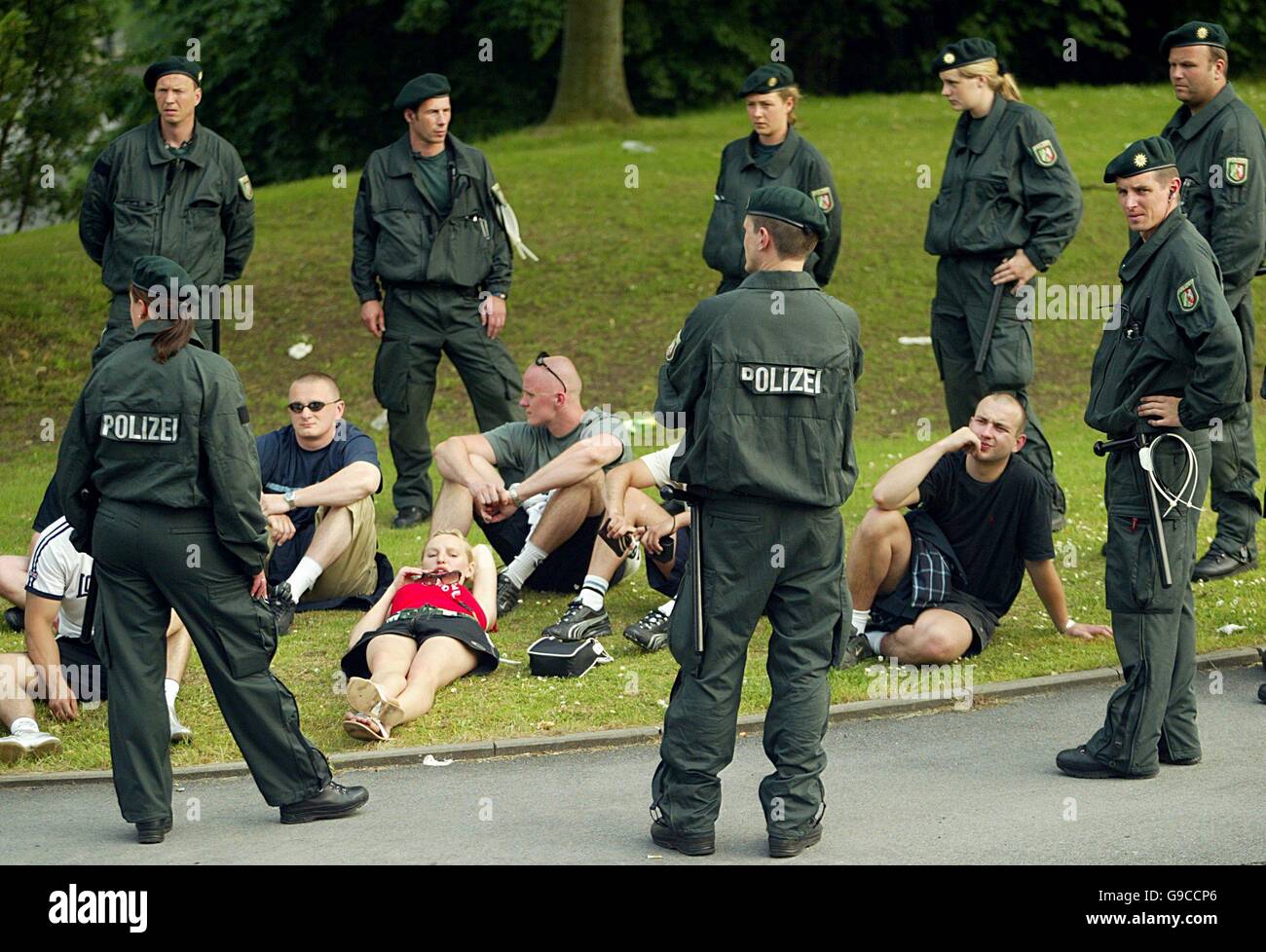 Fußball - 2006 FIFA World Cup Deutschland - Gruppe A - Deutschland / Polen - Signal-Iduna-Park Stockfoto