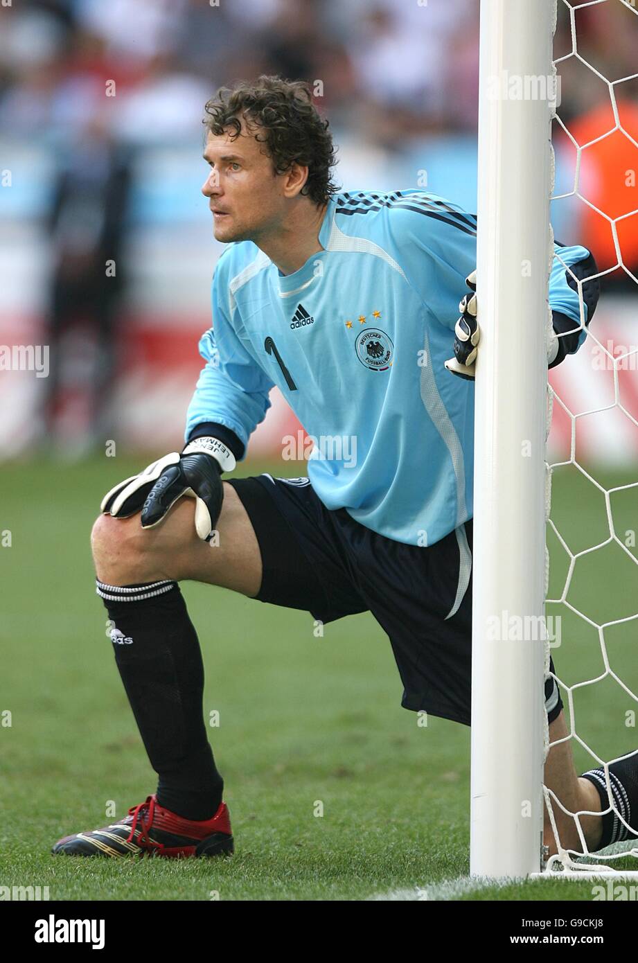 Fußball - FIFA Fußball-Weltmeisterschaft 2006 Deutschland - zweite Runde - Deutschland gegen Schweden - Allianz Arena. Jens Lehmann, Deutschland Stockfoto