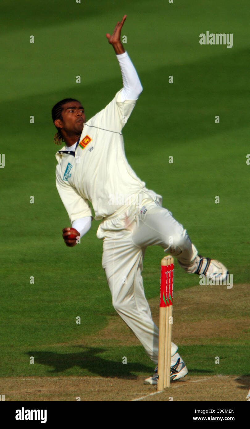 Cricket - npower Second Test - England / Sri Lanka - Edgbaston. Sri Lankas Lasith Malinga Stockfoto