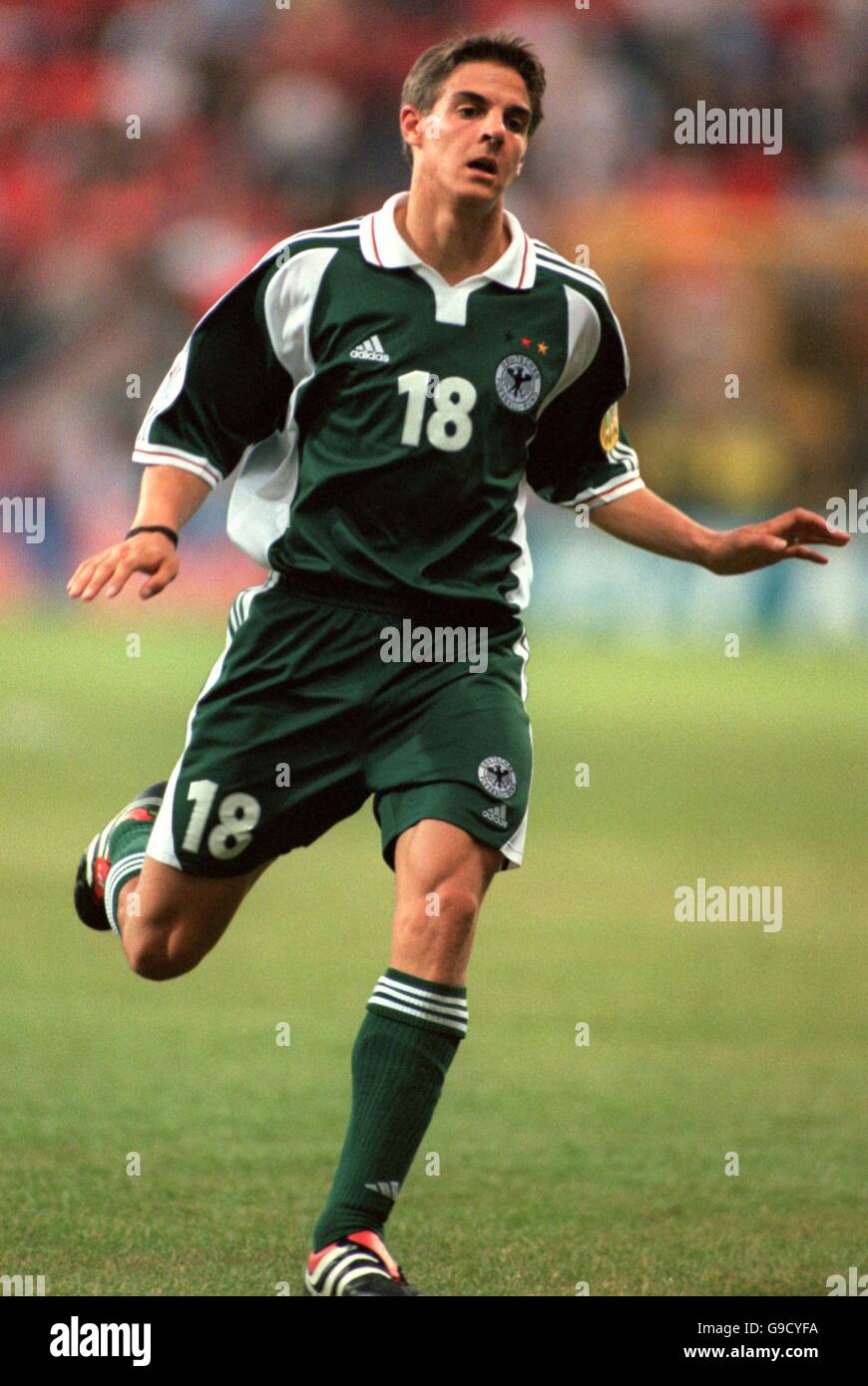 Fußball - Euro 2000 - Gruppe A - England gegen Deutschland. Sebastian Deisler, Deutschland Stockfoto