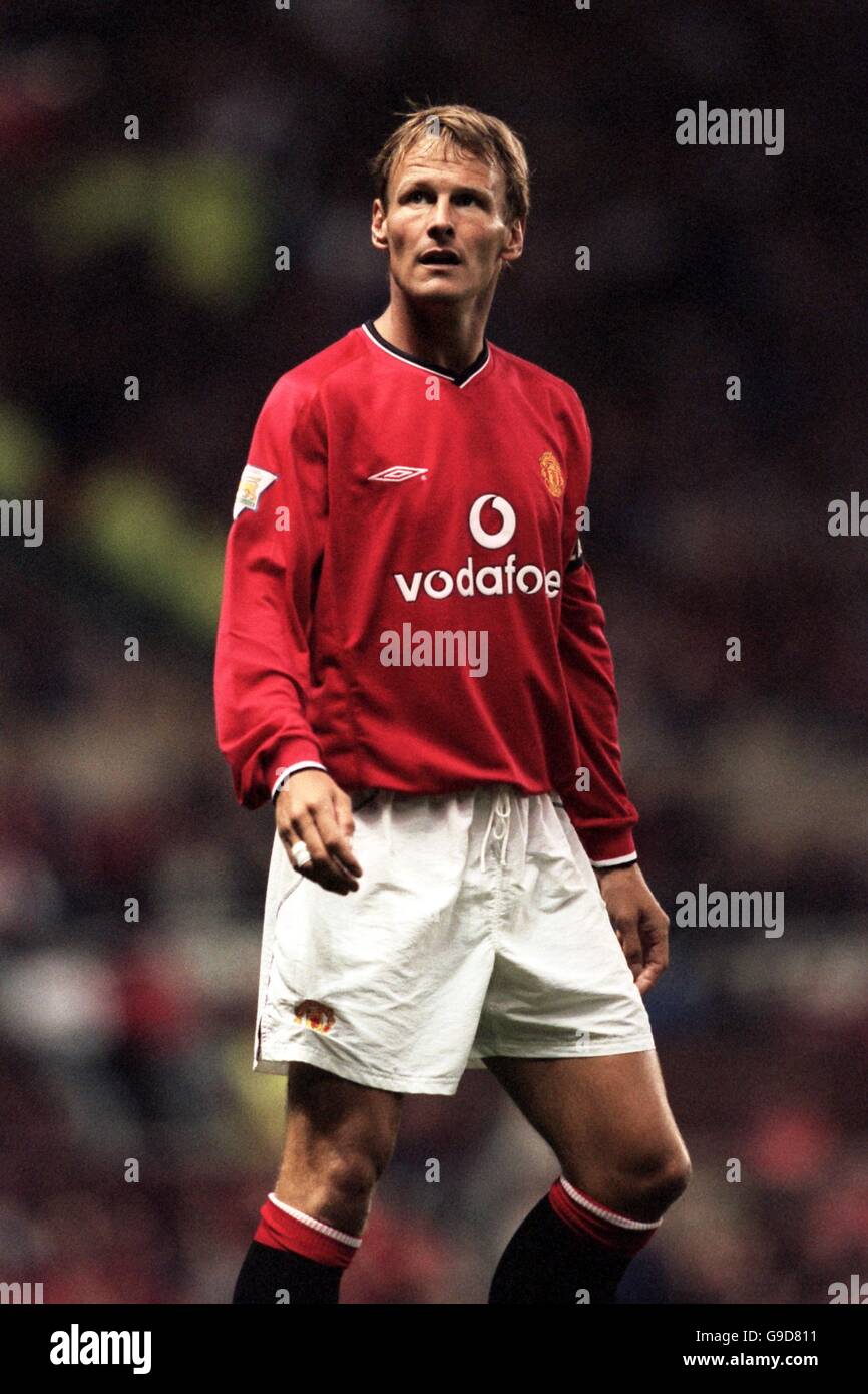 Fußball - FA Carling Premiership - Manchester United / Bradford City. Teddy Sheringham, Manchester United Stockfoto