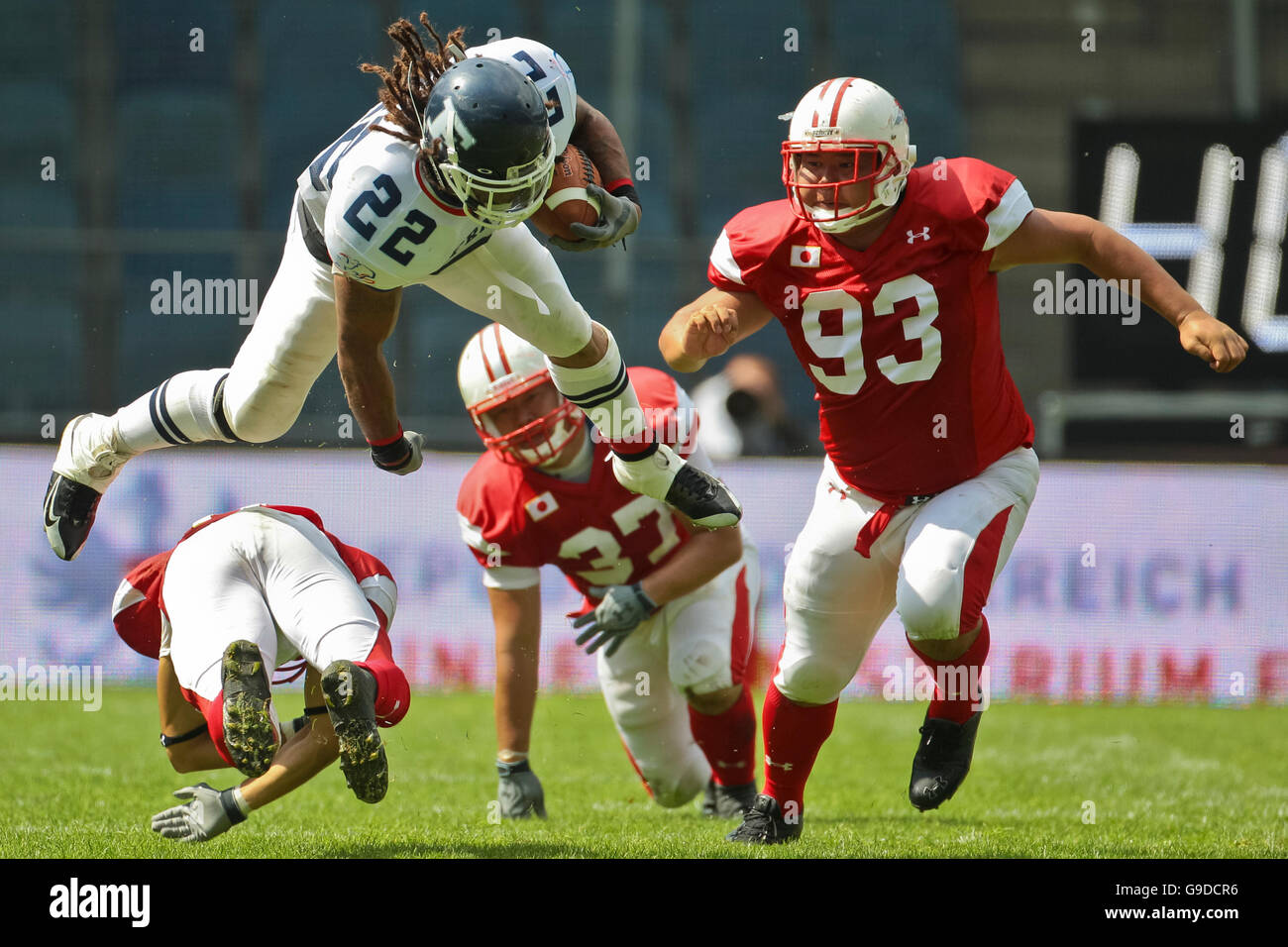 Dimitri Kiernan, #22 Frankreich läuft mit dem Ball bei der Fußball-Weltmeisterschaft am 11. Juli 2011 Stockfoto