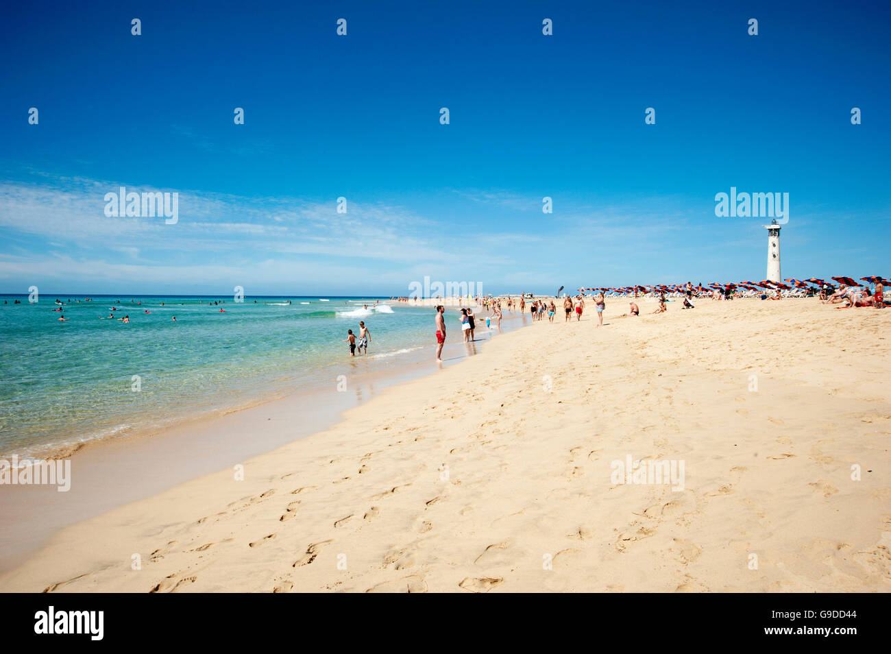 Jandia Strand, südöstlich von Fuerteventura, Kanarische Inseln, Spanien, Europa Stockfoto