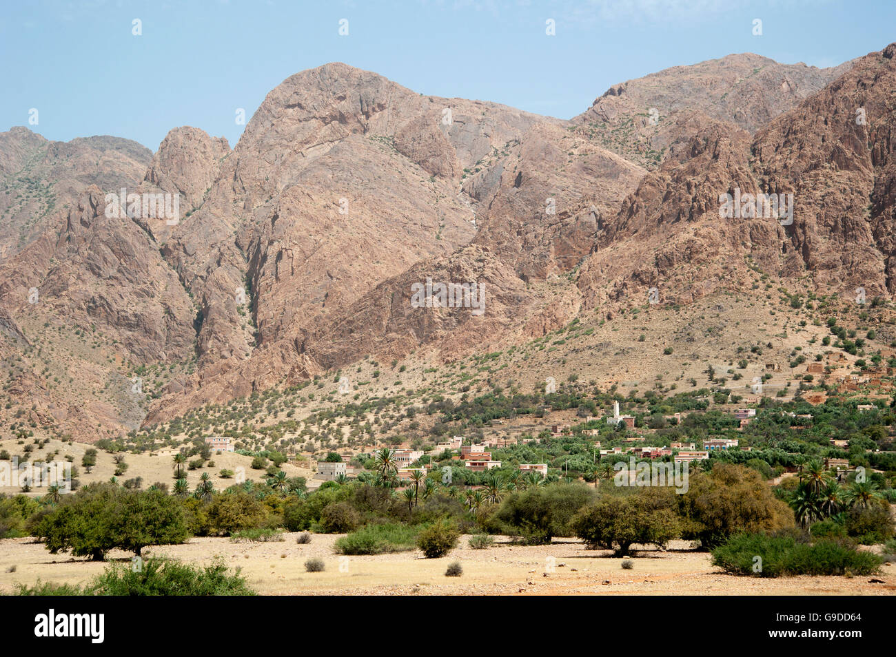 Antiatlas, Marokko, Nordafrika, Afrika Stockfoto