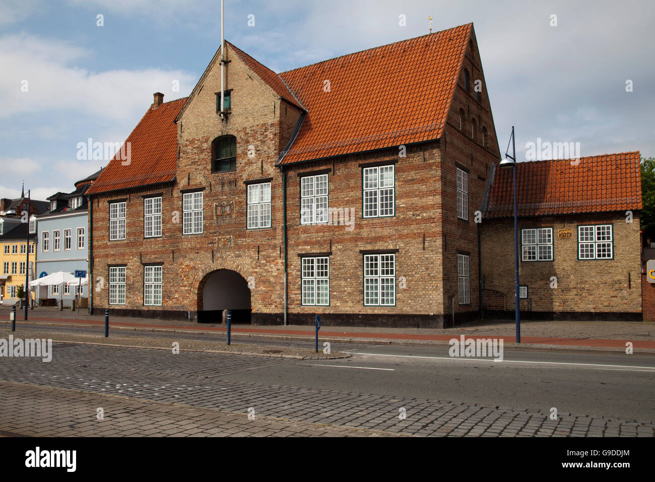 Kompagnietor Gebäude, 1602-1604, Flensburg, Flensburger Förde, Schleswig-Holstein, PublicGround Stockfoto