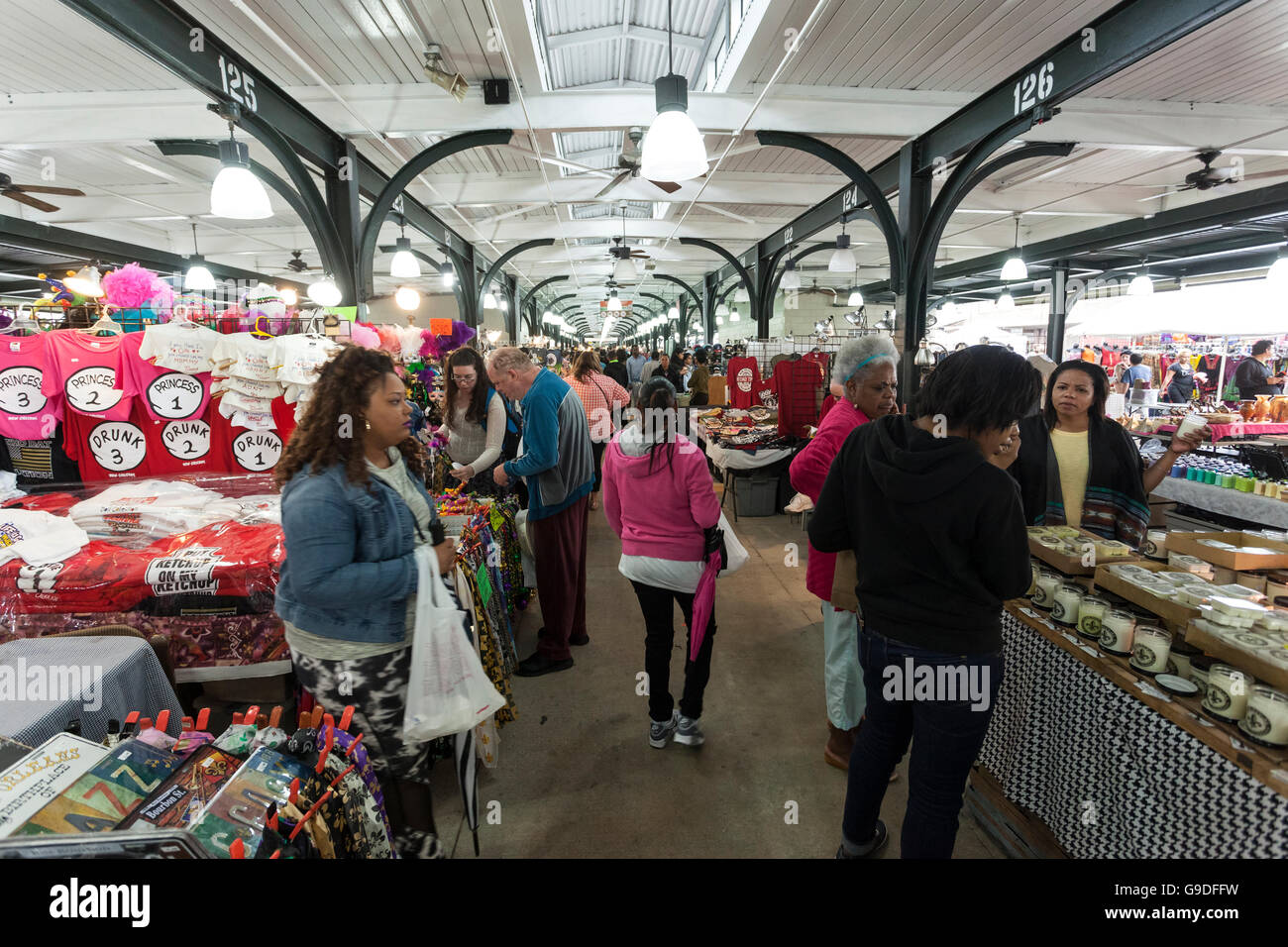 Markt in New Orleans, Louisiana Stockfoto